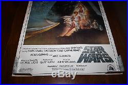 Vintage 1982 Star Wars Soundtrack In Store 28x20 Poster