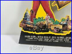Vintage 1983 Mr. T. D. C. Cab Movie Store Display Cardboard Standup Advertising