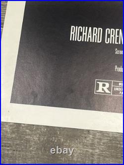 Vintage 1985 Original RAMBO Movie Theater Poster 41x27 Tri-star, Stallone FOLDED