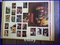 Vintage 1985 The Goonies 17.5x22 Double Sided Promo Movie Poster 1 Sheet
