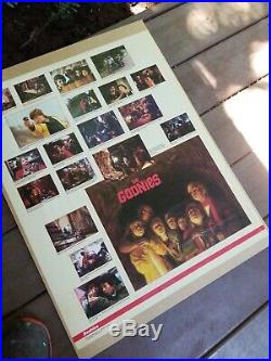 Vintage 1985 The Goonies 17.5x22 Double Sided Promo Movie Poster 1 Sheet