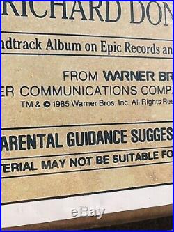 Vintage 1985 Warner Bros The Goonies Movie Promo Poster 27x40 Printed In USA