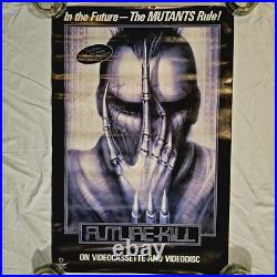 Vintage 1986 Future-Kill Original Horror Movie Poster Vestron Video 24 X 35