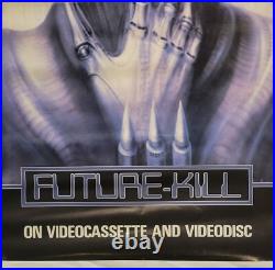Vintage 1986 Future-Kill Original Horror Movie Poster Vestron Video 24 X 35