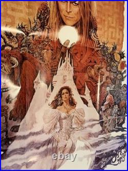 Vintage 1986 Labyrinth Movie Video Store Poster Promo