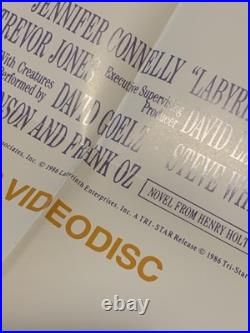 Vintage 1986 Labyrinth Movie Video Store Poster Promo