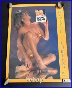 Vintage 1986 Marilyn Chambers Ivory Snow 18x 24.5 US Advertising Poster