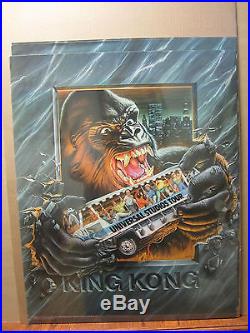 Vintage 1986 Universal Studios tour King Kong Poster 1176