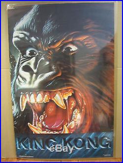Vintage 1986 Universal Studios tour King Kong Poster 5014
