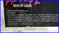 Vintage 1987 EVIL DEAD 2 Movie Poster Rolled Horror Bruce Campbell Sam Raimi