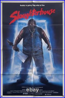 Vintage 1987 Original Slaughterhouse Movie Poster (Folded)