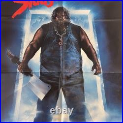 Vintage 1987 Original Slaughterhouse Movie Poster (Folded)