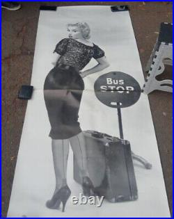 Vintage 1988 Scandecor Marilyn Monroe Lifesize Door Poster-RARE 36x 86 Germany