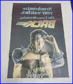 Vintage 1989 Back To The Future II Universal Pictures Original Movie Poster