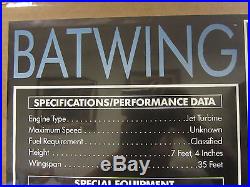 Vintage 1989 DC Comics Batman The batwing poster 4681