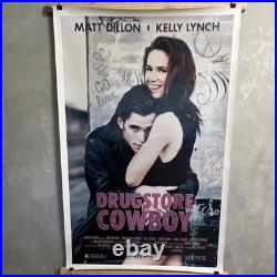 Vintage 1989 DRUGSTORE COWBOY Original Movie Poster 1-Sheet Matt Dillon 27x41