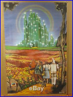 Vintage 1989 Wizard of Oz original 50th Anniversary movie poster 7308