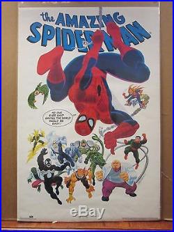 Vintage 1990 The Amazing Spider-man original Marvel comics poster 12215
