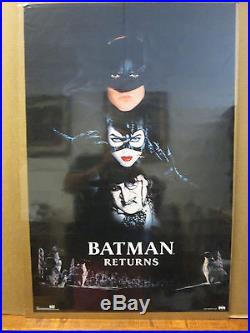 Vintage 1992 Batman Returns original DC Comics poster movie 8929