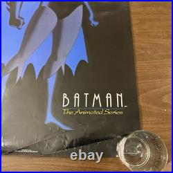 Vintage 1992 ULTRA RARE Batman The Animated Series Large Movie/TV Used Poster