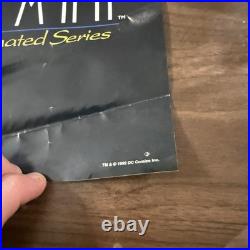 Vintage 1992 ULTRA RARE Batman The Animated Series Large Movie/TV Used Poster Vintage 1992 ULTRA RARE Batman The Animated Series Large Movie/TV Used Poster