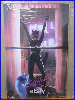 Vintage 1992 original movie DC Comics poster Cat woman 12360