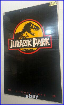 Vintage 1993 JURASSIC PARK Original Unused Advance One Sheet Movie Poster