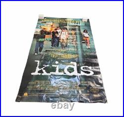 Vintage 1995 Larry Clark's Kids Movie Poster for VHS Release w Siskel & Ebert