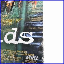 Vintage 1995 Larry Clark's Kids Movie Poster for VHS Release w Siskel & Ebert