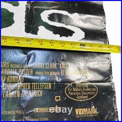 Vintage 1995 Larry Clark's Kids Movie Poster for VHS Release w Siskel & Ebert