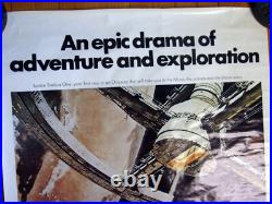 Vintage 2001 A Space Odyssey VHS Video Store Promo Poster ORIGINAL Kubrick