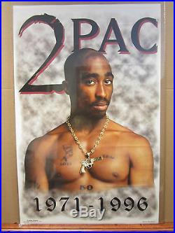 Vintage 2PAC Hip hop's 1971-1996 old school Rap poster 1997 2481