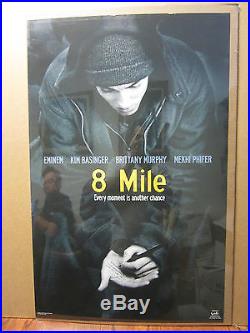 Vintage 8 Mile Eminem movie poster Rap old school 1005