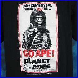 Vintage 90s PLANET OF THE APES MOSQUITOHEAD T-Shirt XL movie poster film sci fi