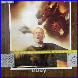 Vintage Alien 3 Poster 1992 David Voigt 18x24 Ripley David Fincher RARE