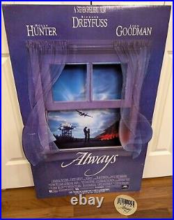 Vintage Always Movie Poster Window Display Promo Steven Spielberg