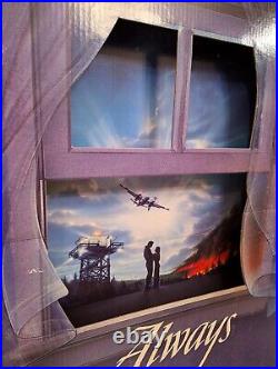 Vintage Always Movie Poster Window Display Promo Steven Spielberg