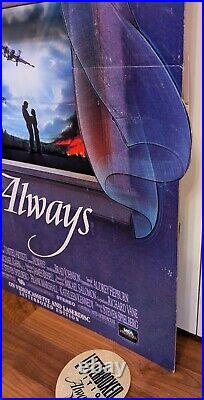 Vintage Always Movie Poster Window Display Promo Steven Spielberg