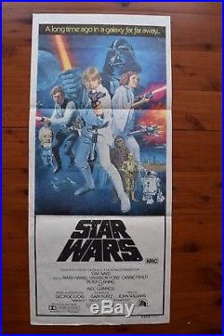 Vintage Australian Daybill Poster Lot X3 Star Wars, Empire Strikes Back, Rotj