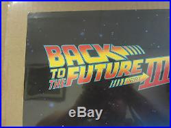 Vintage Back to the future llI 1990 movie poster 2058