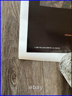 Vintage Blade Runner 1982 UK Ladd Co Movie Poster Rolled 35 1/2 x 25 1/4