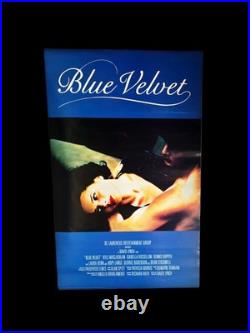 Vintage Blue Velvet 1986 Original Movie Poster David Lynch Dennis Hopper 27x41