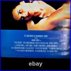 Vintage Blue Velvet 1986 Original Movie Poster David Lynch Dennis Hopper 27x41