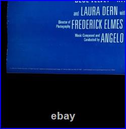 Vintage Blue Velvet 1986 Original Movie Poster David Lynch Dennis Hopper 27x41