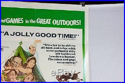Vintage Carry On Camping Movie Theatre Poster Sign 1 One Sheet England UK