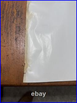 Vintage Casablanca Movie Poster 23 x 18 3/8 Inches