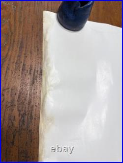 Vintage Casablanca Movie Poster 23 x 18 3/8 Inches