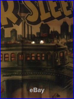 Vintage City That Never Sleeps Movie Poster Original 1953