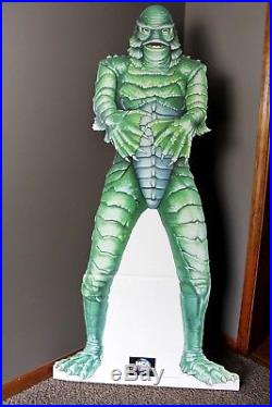 Vintage Creature From The Black Lagoon Movie Theater Cardboard Cut Out Display