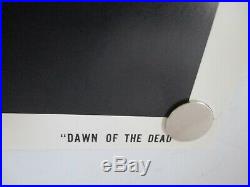 Vintage Dawn Of The Dead 1-sheet 27x41 Romero Zombie Sequel 1978 Rare! Vf